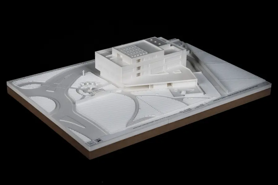 Inkluzívne komunitné centrum v Trenčíne. Model v mierke 1:500